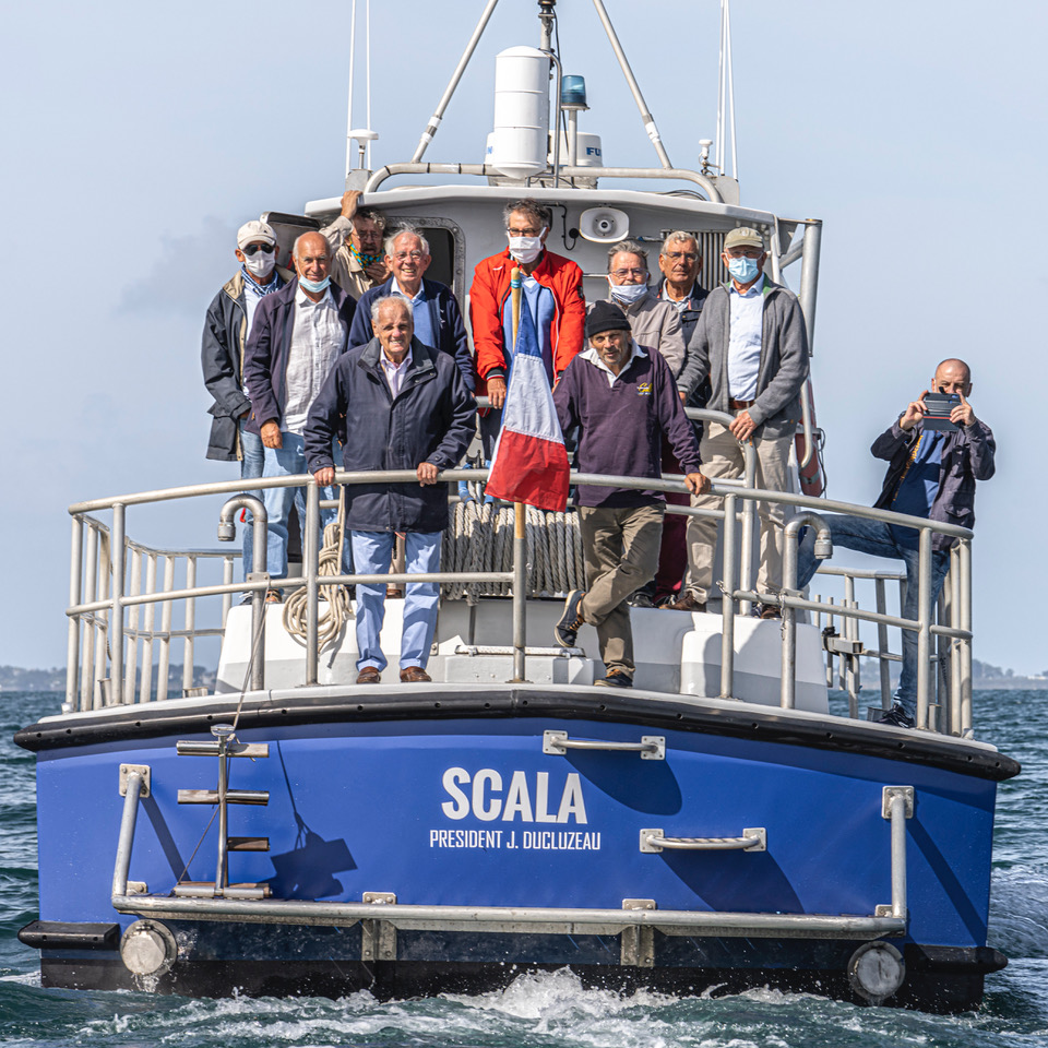 Première sortie de la vedette SCALA le 26 aout 2020 à La Trinité sur mer